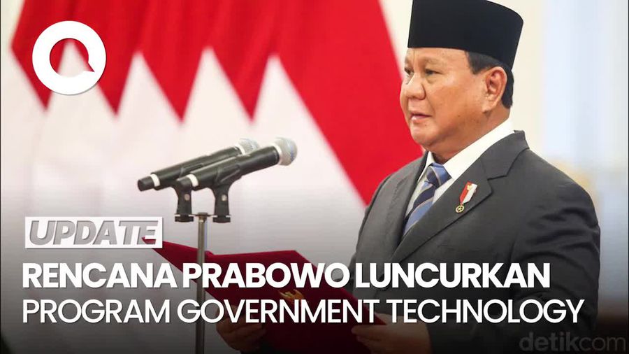 Video: Prabowo Berencana Luncurkan Program Government Technology 17 Agustus