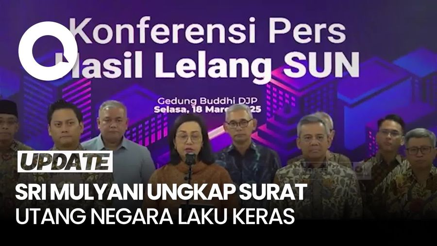Video: Kala Sri Mulyani Ungkap Surat Utang Negara Laku Keras di Tengah IHSG Anjlok