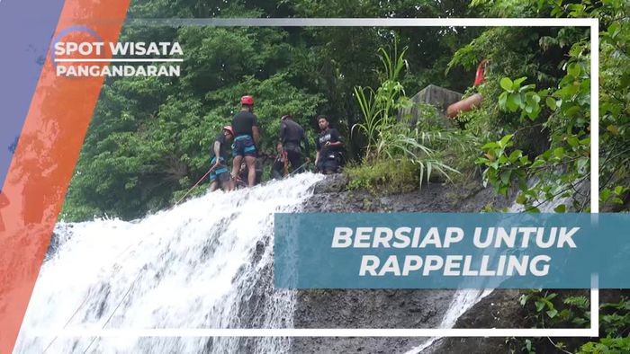 Bersiap Menghadapi Adrenalin Lewat Rappelling di Curug Leuwi Letak, Pangandaran