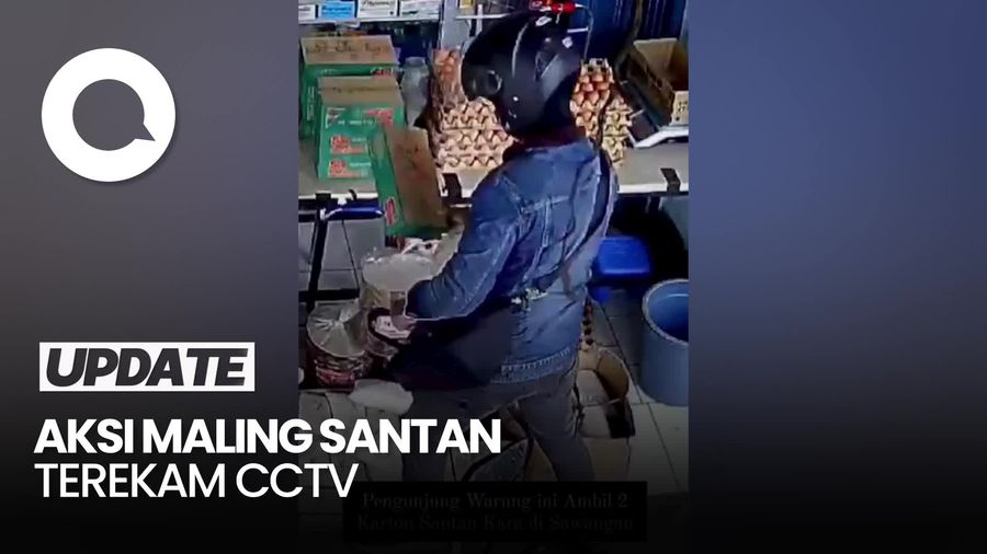 Video: Pria di Bogor Maling 2 Dus Santan, Berakhir Bayar Karena Viral