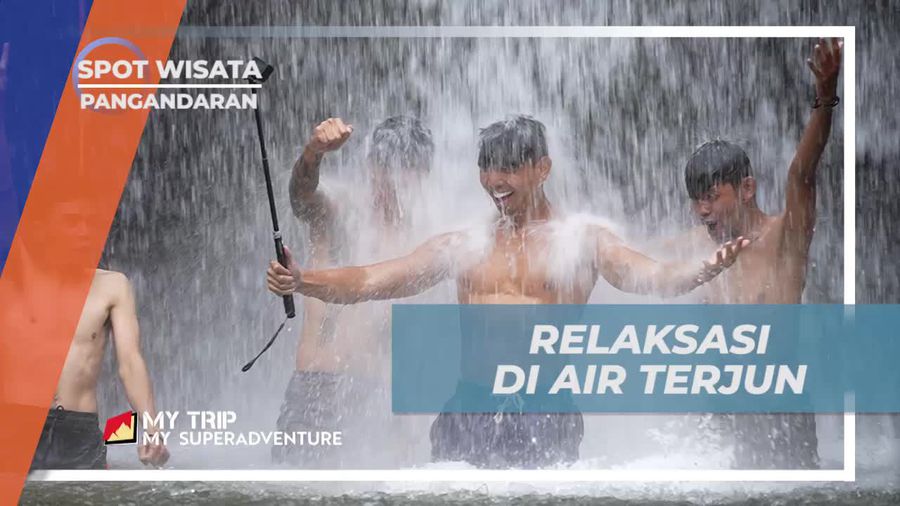 Menyegarkan Diri dan Menghapus Lelah di Bawah Curug Leuwi Letak, Pangandaran