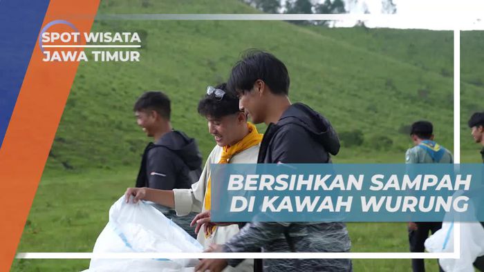 Bersama Komunitas, Kami Jaga Kebersihan Kawah Wurung, Bondowoso
