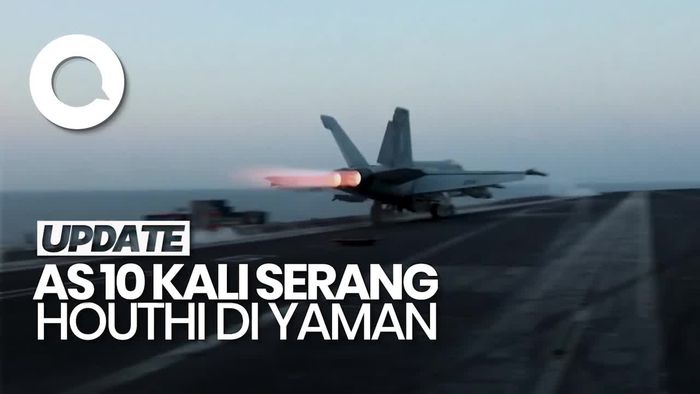 Video: AS Bombardir Yaman, Incar Kelompok Houthi