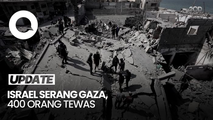 Video: Serangan Dadakan Israel ke Gaza, Lebih dari 400 Orang Tewas