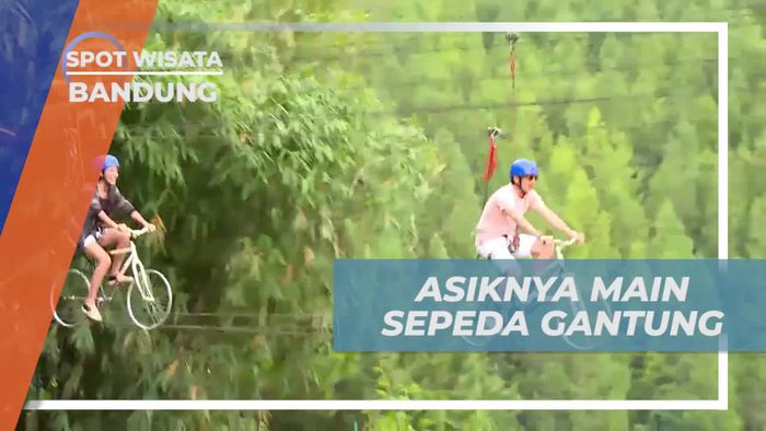 Menggenggam Keberanian Dalam Permainan Sepeda Gantung di Bandung