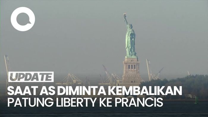 Video: Politisi Prancis Minta AS Kembalikan Patung Liberty, Ini Respons Gedung Putih