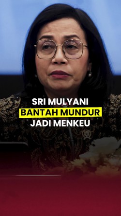 Video: Bantahan Sri Mulyani soal Isu Mundur dari Menteri Keuangan