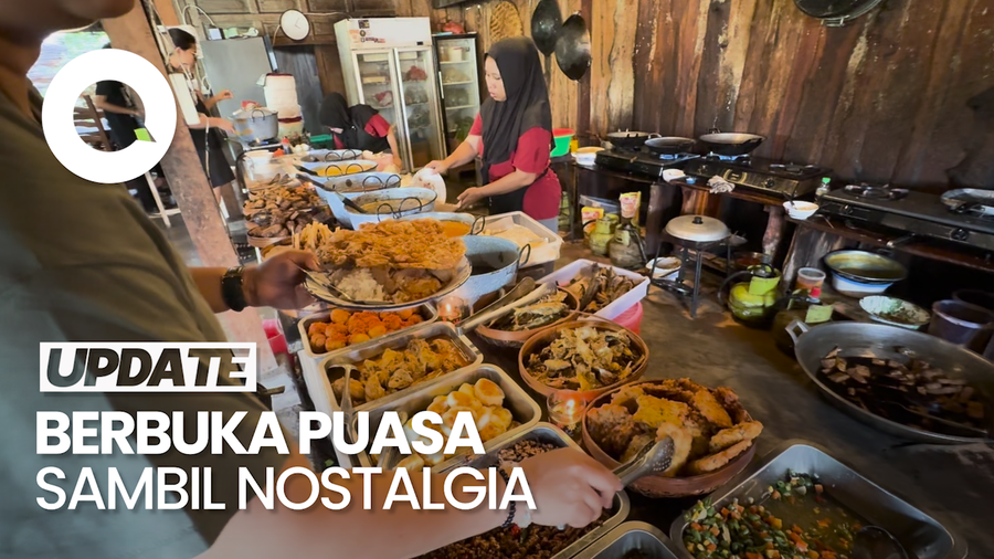 Video Berbuka Puasa dengan Hidangan Kampung ala Warung Joglo di Denpasar