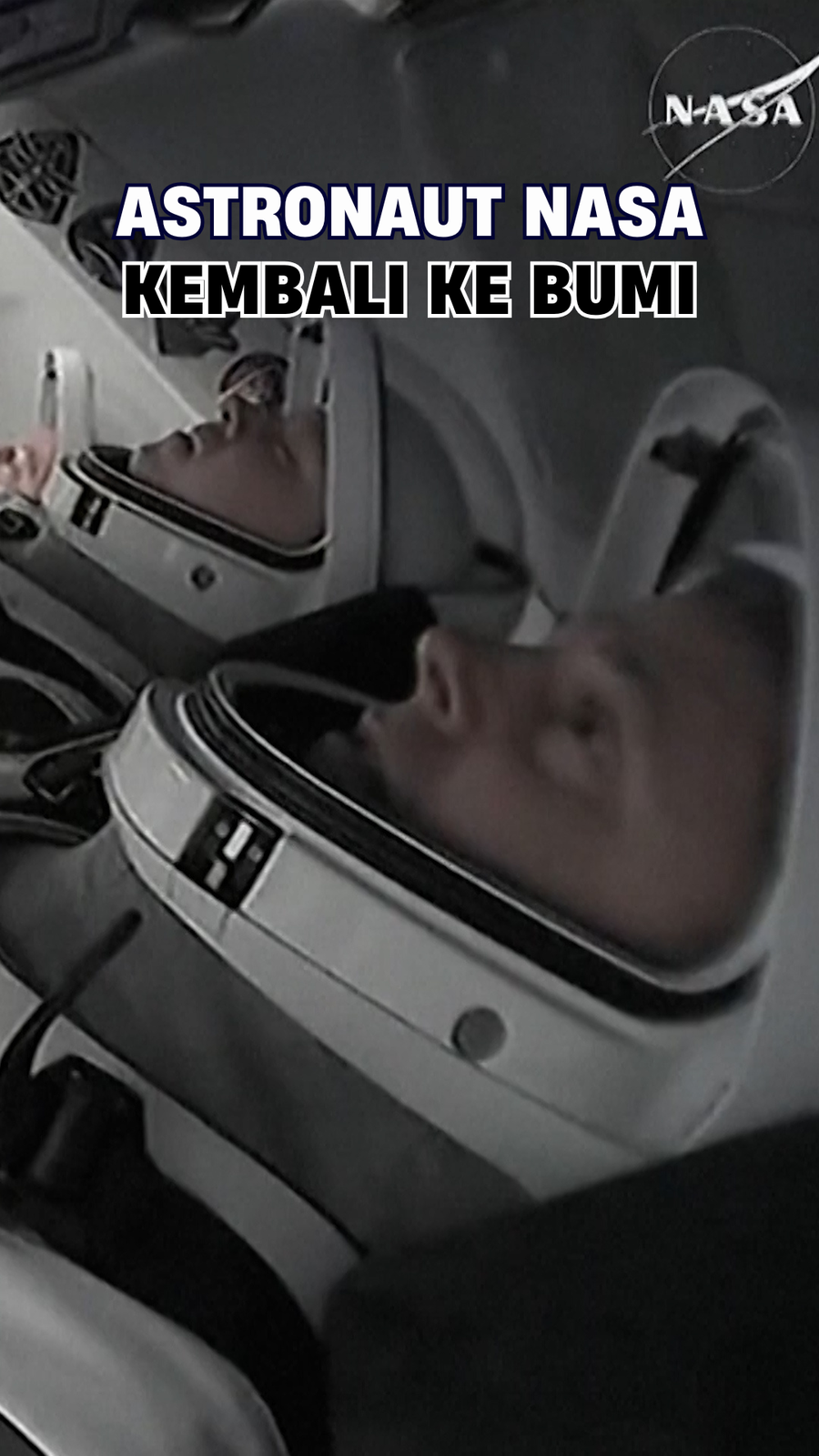 Video: Momen 2 Astronaut NASA yang Terjebak di ISS Mendarat di Bumi