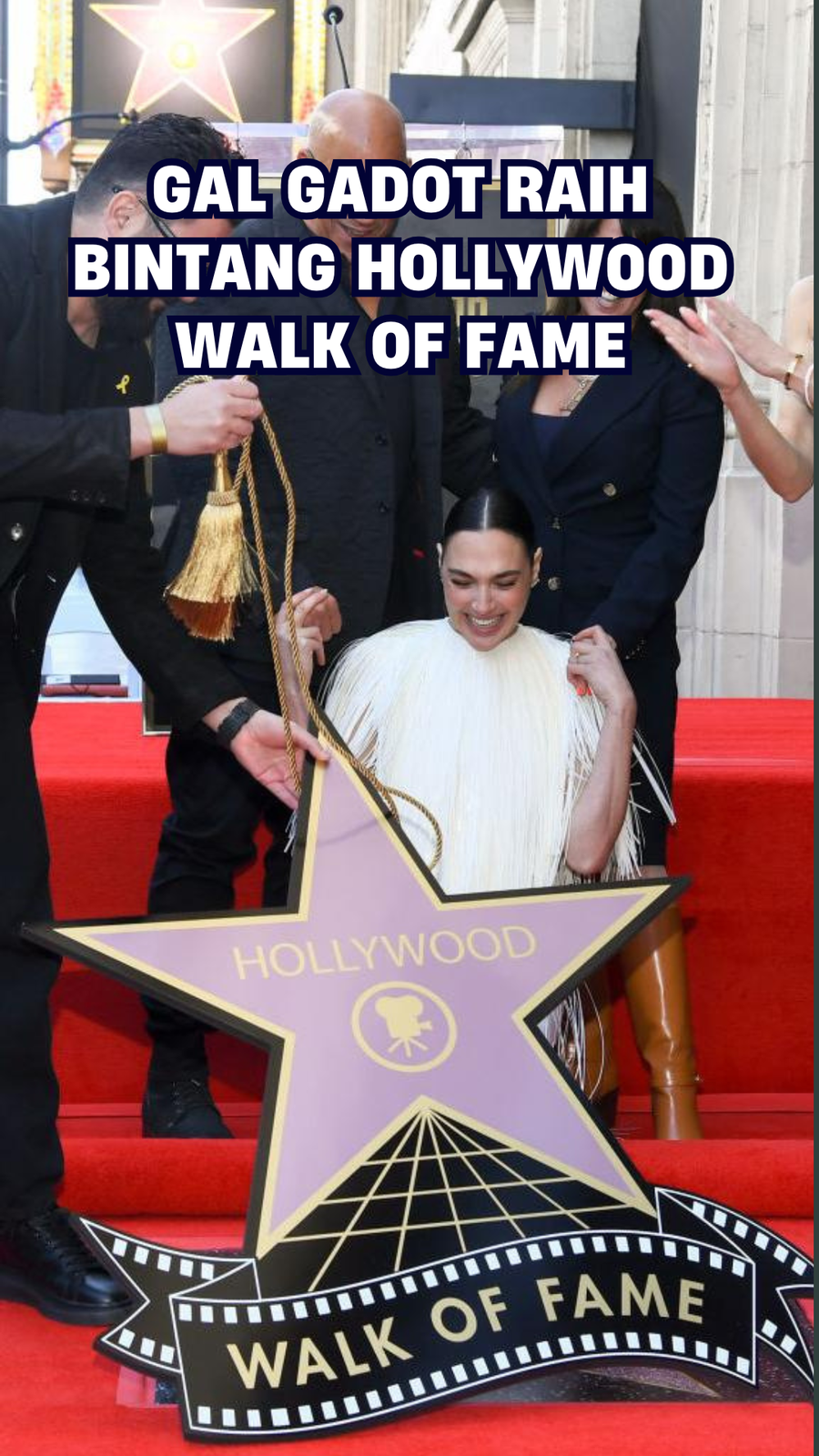 Video: Momen Gal Gadot Terima Penghargaan Bintang Hollywood Walk of Fame