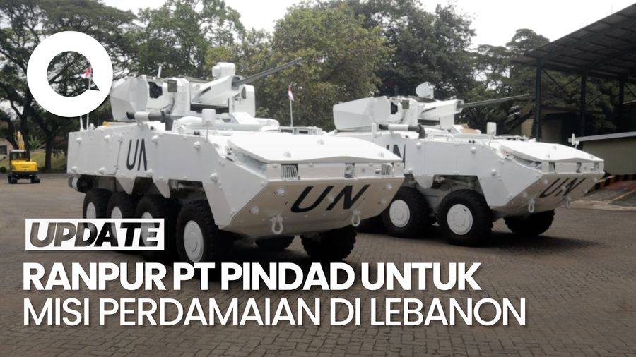 Video: Penampakan Ranpur Buatan PT Pindad untuk Misi Perdamaian PBB di Lebanon