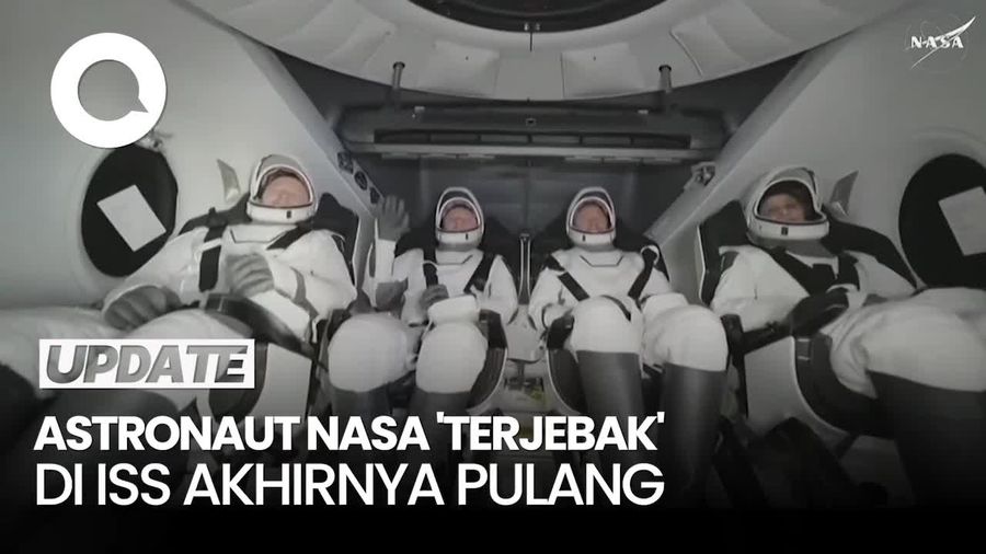 Video: Senyum Astronaut NASA yang Terjebak di ISS Setelah Mendarat di Bumi
