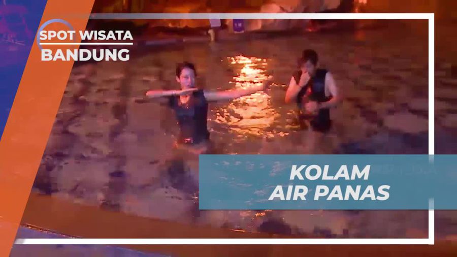 Bersantai Dalam Aliran Air Panas di Ciwidey Valley, Bandung