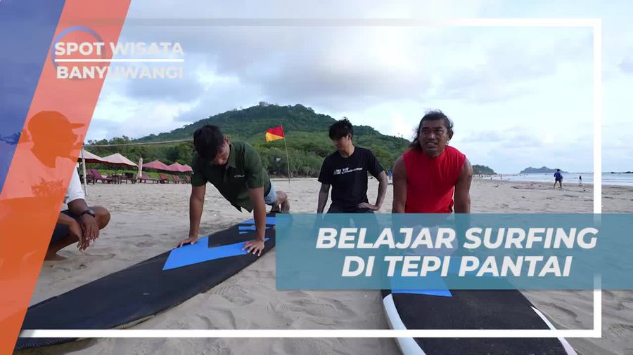 Belajar Surfing Langsung dari Ahli di Pantai Pulau Merah, Banyuwangi