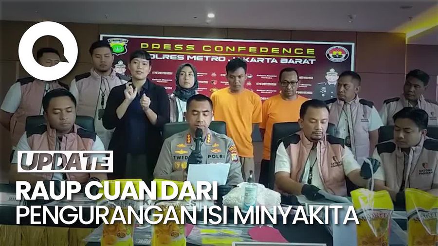 Video: Tersangka Pengurangan Isi Minyakita Raup Rp 800 Juta Tiap Bulan