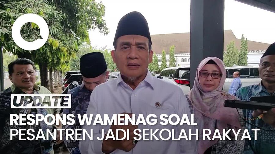 Video: Wamenag Sebut Pesantren Tak Akan Dibuat Jadi Sekolah Rakyat