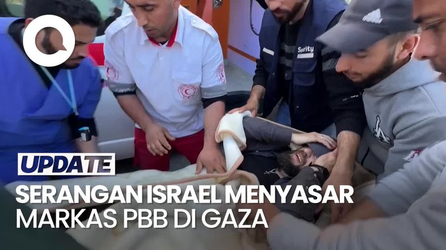 Video: Satu Orang Tewas Akibat Serangan Israel ke Markas PBB di Gaza