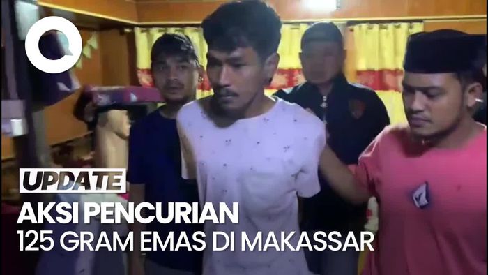 Video: Mantan Karyawan Bobol Rumah Pengusaha di Makassar, Curi 125 Gram Emas