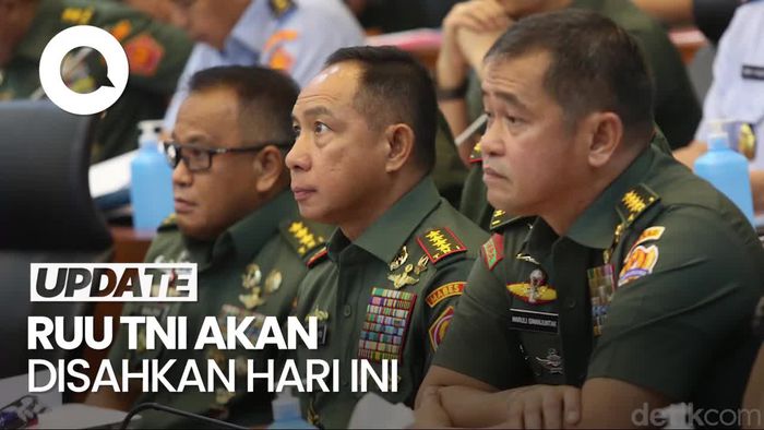 Video: Seputar RUU TNI yang Akan Disahkan, 14 Lembaga Bisa Ditempati Prajurit Aktif