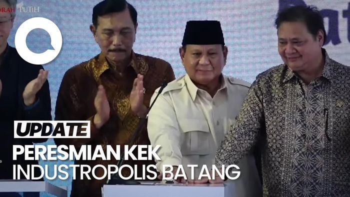 Video: Prabowo Resmikan KEK Industropolis Batang