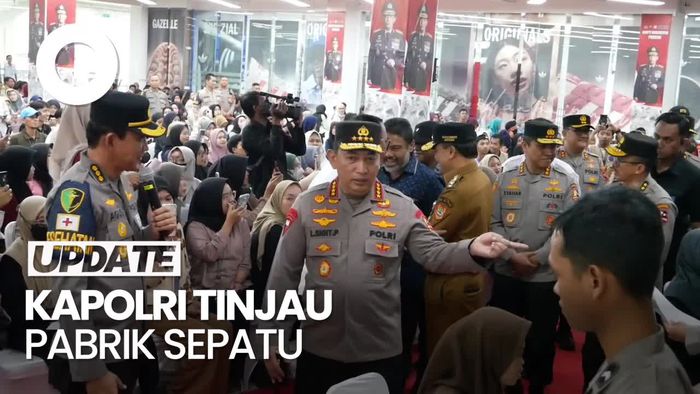 Video: Kapolri Tinjau Pabrik Sepatu di Brebes, Harap Bisa Kurangi Pengangguran