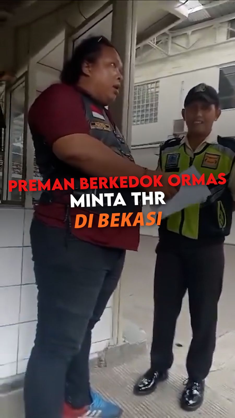 Video: Viral Preman Minta THR ke Perusahaan di Bekasi, Ngaku Jagoan Cikiwul