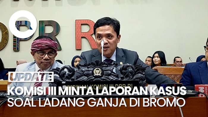 Video: Komisi III Minta Laporan Tertulis Polri soal Penemuan Ladang Ganja di TNBTS