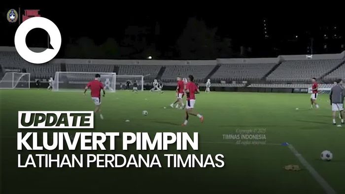 Video Latihan Perdana Timnas Bersama Kluivert: Passing-Penguasaan Bola