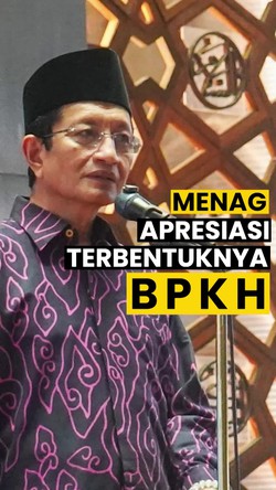 Video Menag Nasaruddin Apresiasi Pemerintahan Prabowo Bikin BPKH