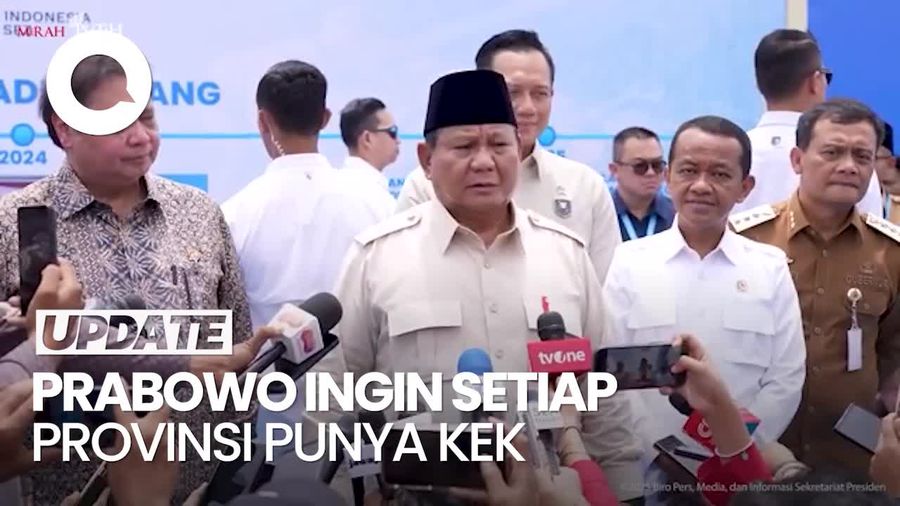 Video Prabowo Ingin Bangun 38 KEK: Satu di Setiap Provinsi
