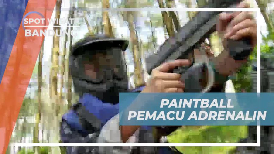 Bersaing Menyenangkan dalam Pertandingan Paintball Sambil Bergembira di Hutan Pinus Rahong, Bandung