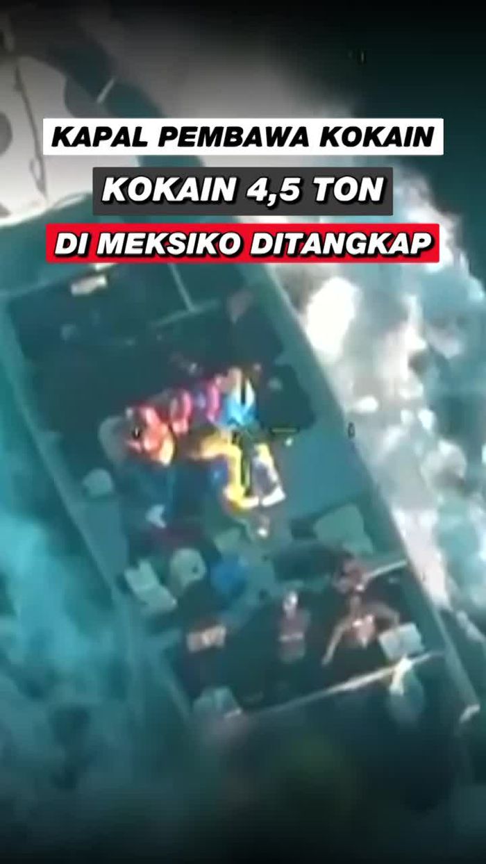 Video: Detik-detik Penangkapan Kapal Pembawa Kokain 4,5 Ton di Meksiko
