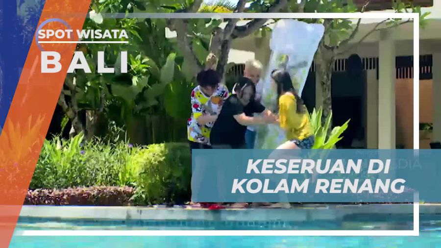 Bermain Ceria di Kolam Renang yang Menggembirakan di Hotel, Bali