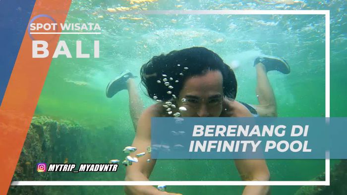 Berenang Ceria di Kolam Alami Menawan di Angels Bilabong, Bali