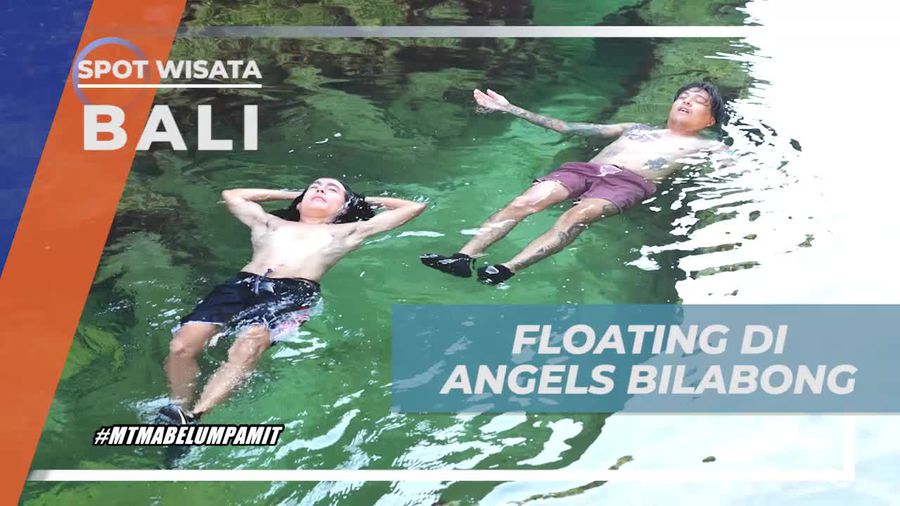 Bersantai dan Floating di Kolam Alami yang Menakjubkan di Angels Bilabong, Bali