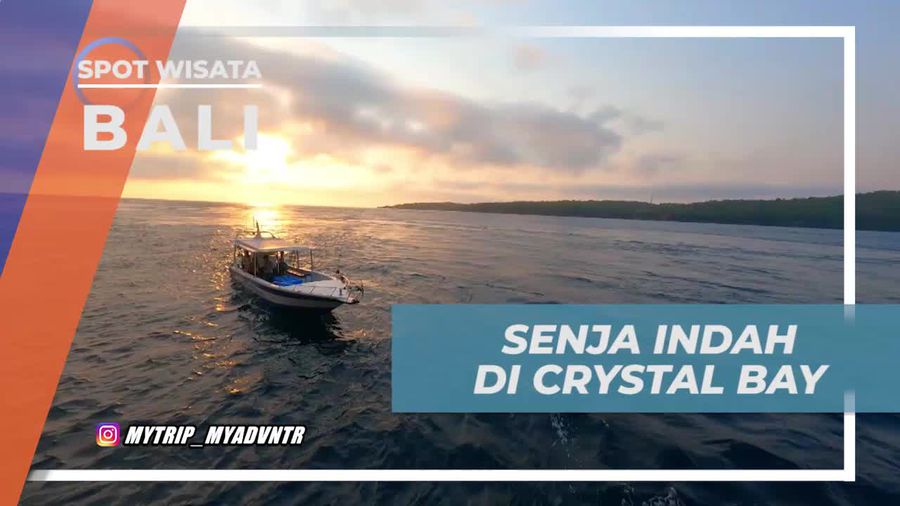 Mengagumi Keindahan Senja yang Memikat di Crystal Bay, Bali