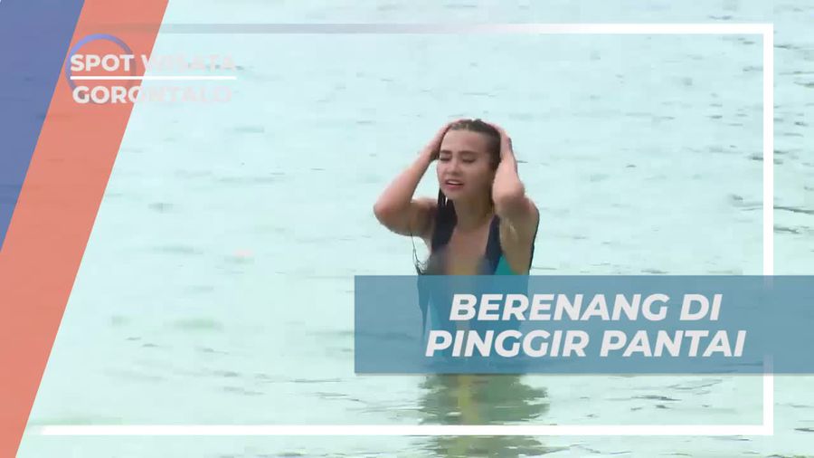 Berenang dalam Keindahan Laut Pantai Diyonumo, Gorontalo