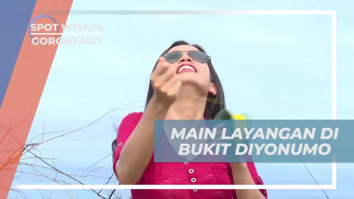 Main Layangan Seru Sambil Menikmati Angin di Bukit Diyonumo, Gorontalo