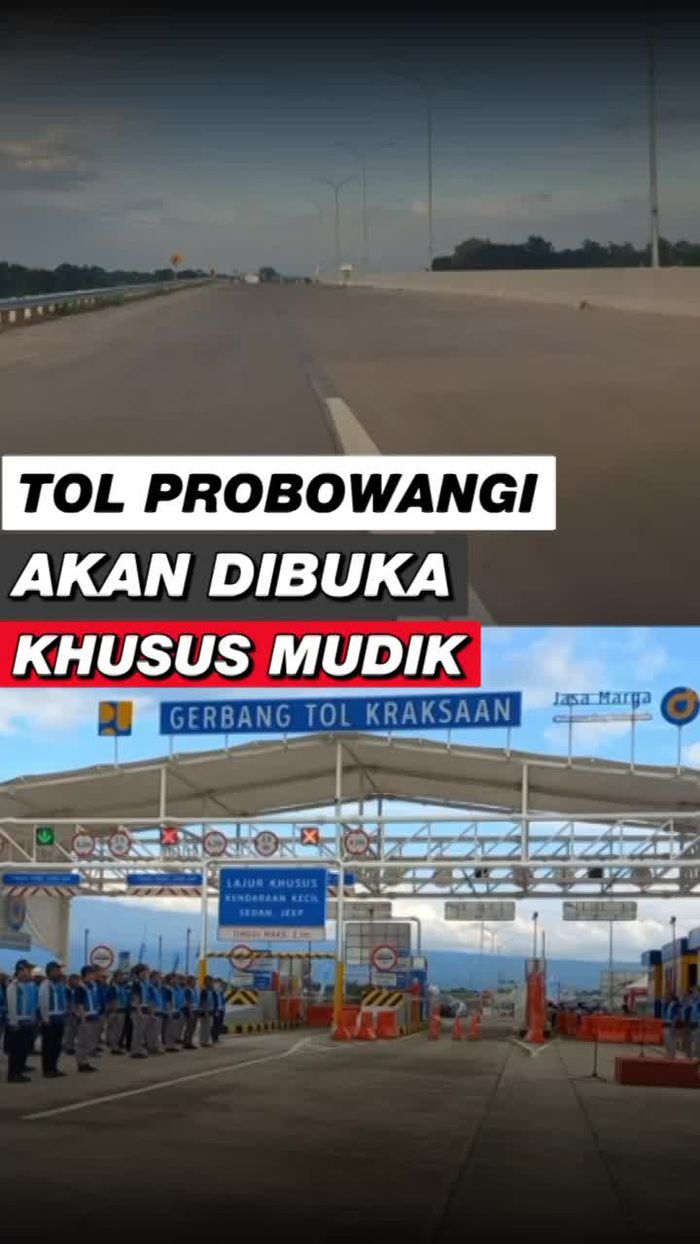 Video: Tol Probowangi Akan Dibuka Fungsional untuk Mudik, Tarif Gratis!