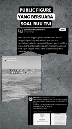 Video: Andovi Da Lopez hingga Aktris Lutesha Ikut Aksi Tolak RUU TNI