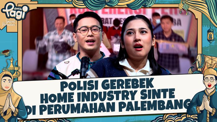 Polisi Gerebek Home Industry Sinte di Perumahan Palembang