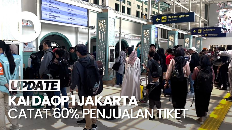 Video: KAI Daop 1 Jakarta Sebut Penjualan Tiket KAJJ Capai 60%