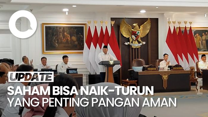 Video Prabowo: Harga Saham Bisa Naik-Turun, yang Penting Pangan Aman