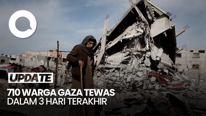Video: 710 Warga Palestina Tewas Sejak Israel Langgar Gencatan Senjata di Gaza