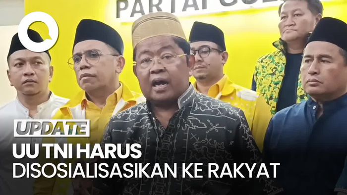 Video: UU TNI Tuai Penolakan, Golkar Minta Disosialisasikan ke Masyarakat