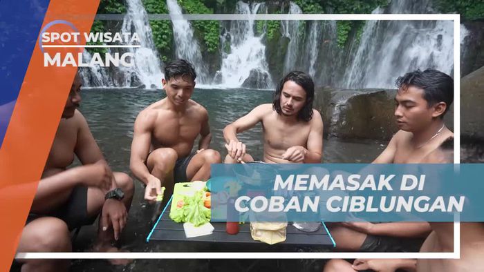 Menciptakan Kenangan Indah Dengan Memasak di Pinggir Air Terjun Coban Ciblungan, Malang