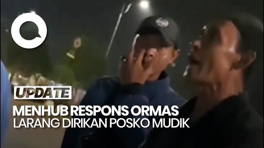 Video Menhub soal Ormas Larang Dirikan Posko Mudik: Serahkan ke Pemda-Polisi