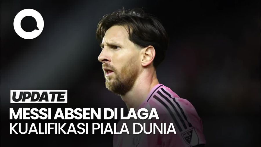 Video Messi Absen Lawan Uruguay-Brasil, Scaloni: Ini Kehilangan yang Besar