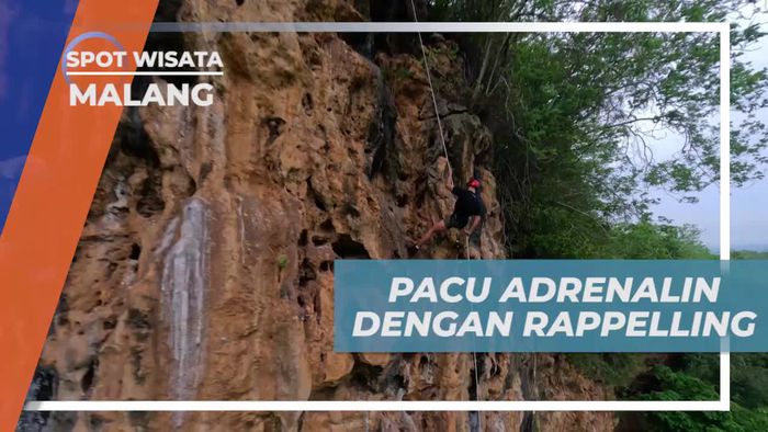 Menguji Nyali dengan Rappelling yang Memacu Adrenalin di Lembah Kera, Malang