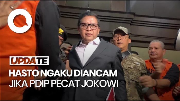 Video Pengakuan Hasto Diancam Jadi Tersangka Jika PDIP Pecat Jokowi